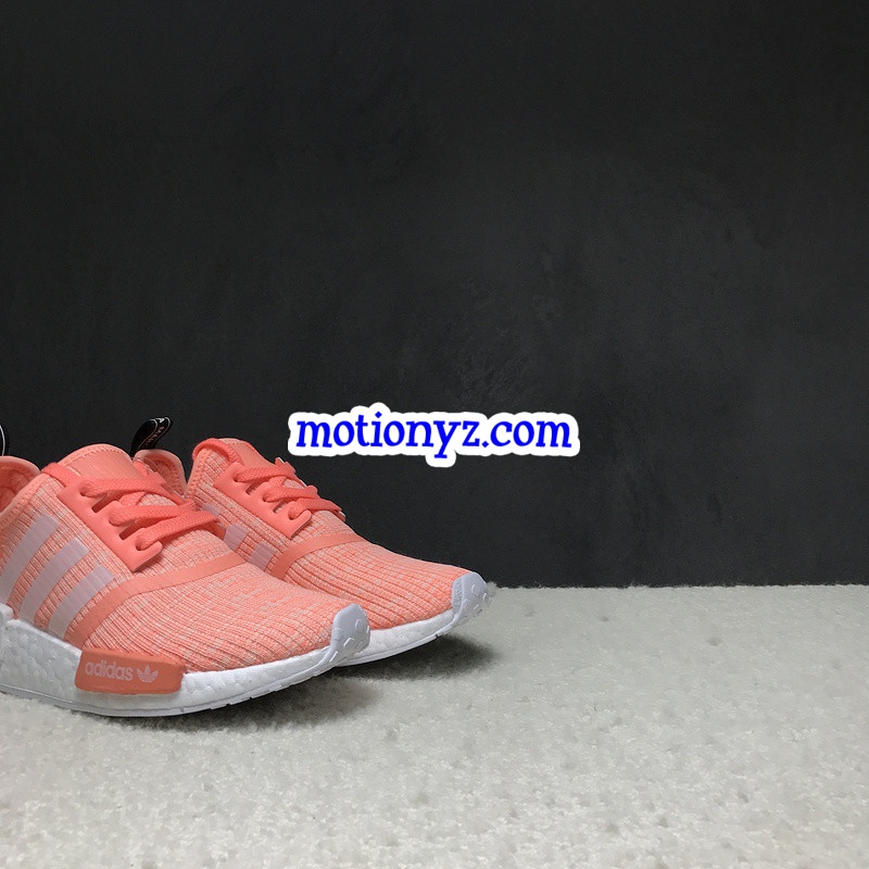 Real Boost Adidas NMD R1 Orange Pink